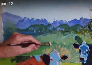 Cow Painting - Video part 12